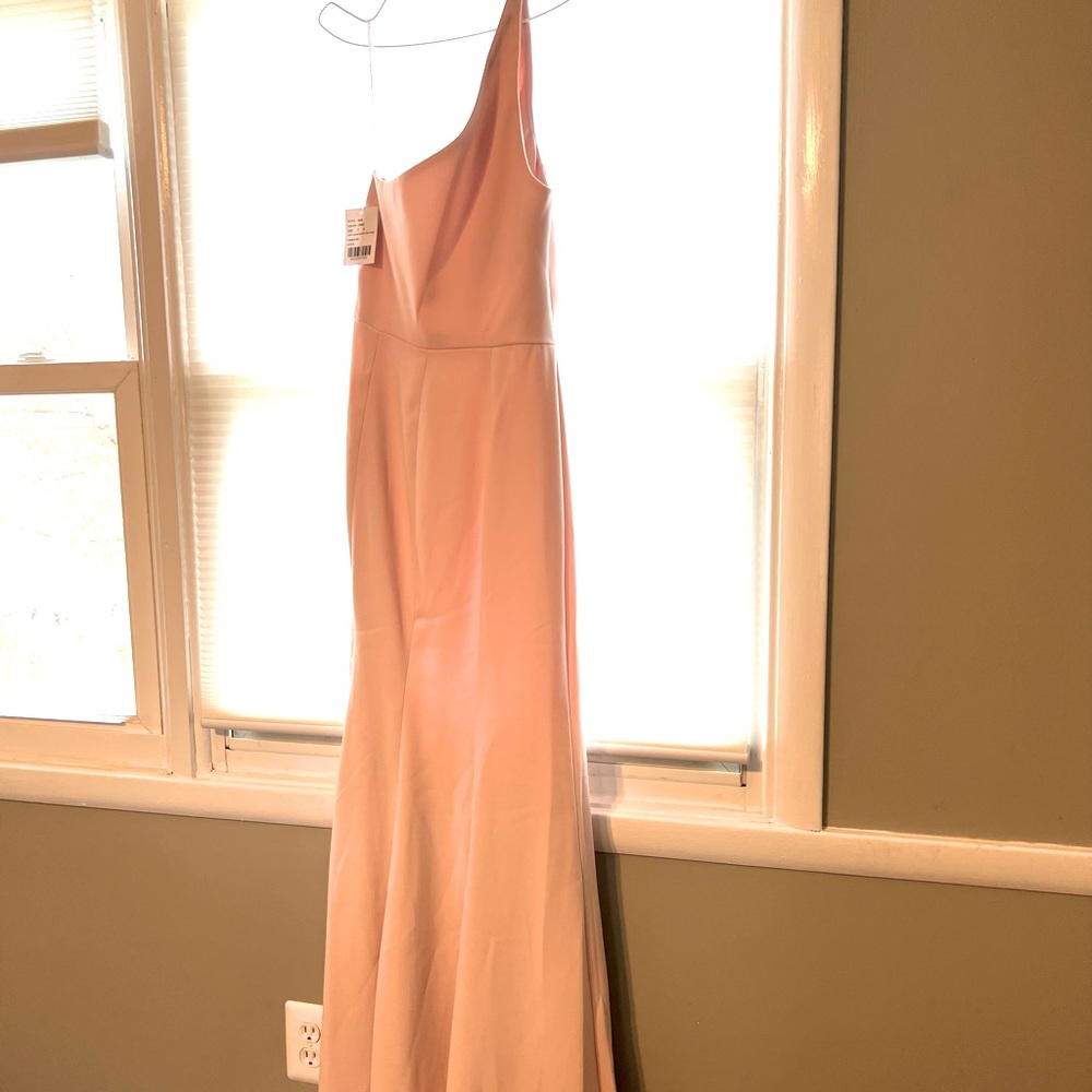 After Six formal dress Tan